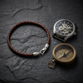 Minimalist Bolo Braided Leather Bracelet