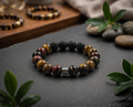 Earth Tone Mixed Tiger’s Eye Bracelet