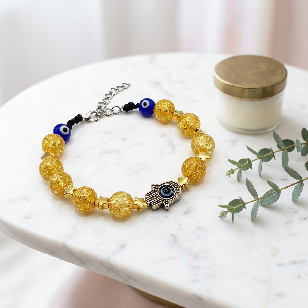Yellow Bead Bracelet